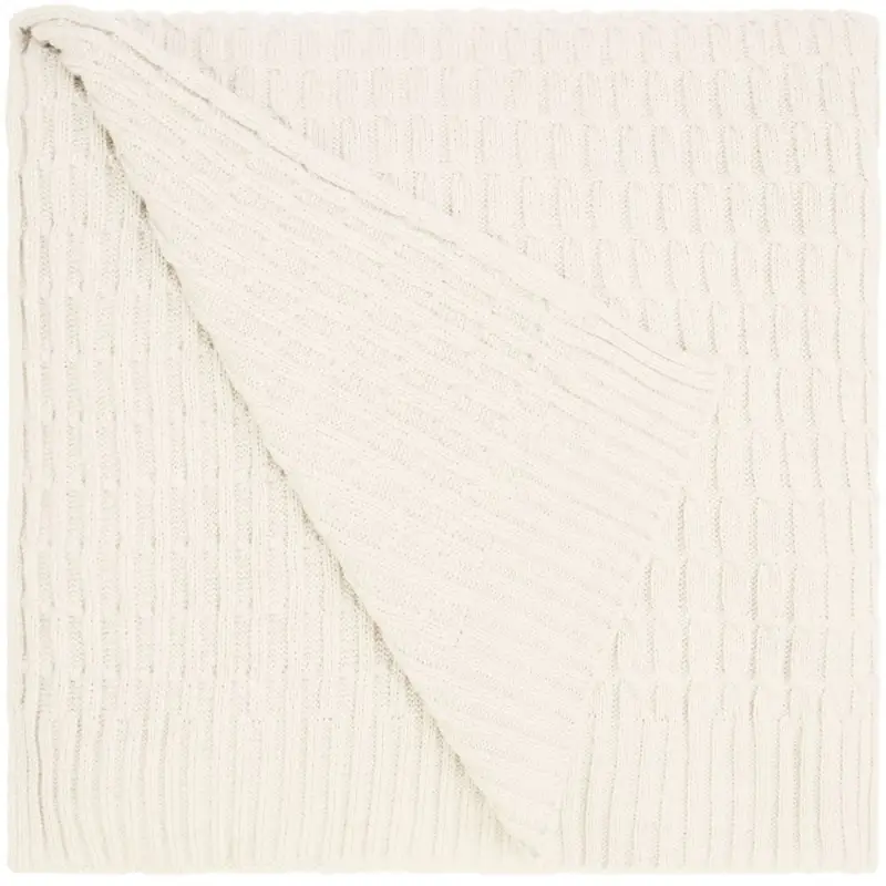 Плед Slumberland, белый (молочный)