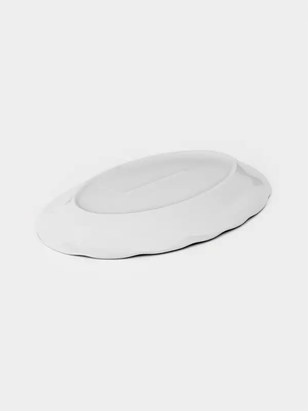 Блюдо сервировочное Добрушский завод &laquo;Бельё&raquo;, 31.5&times;22 см, фарфор, белое