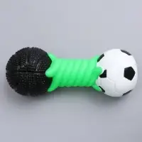 Игрушка пищащая для собак &laquo;Гантель большая&raquo;, усиленная, 19 см, цвет МИКС