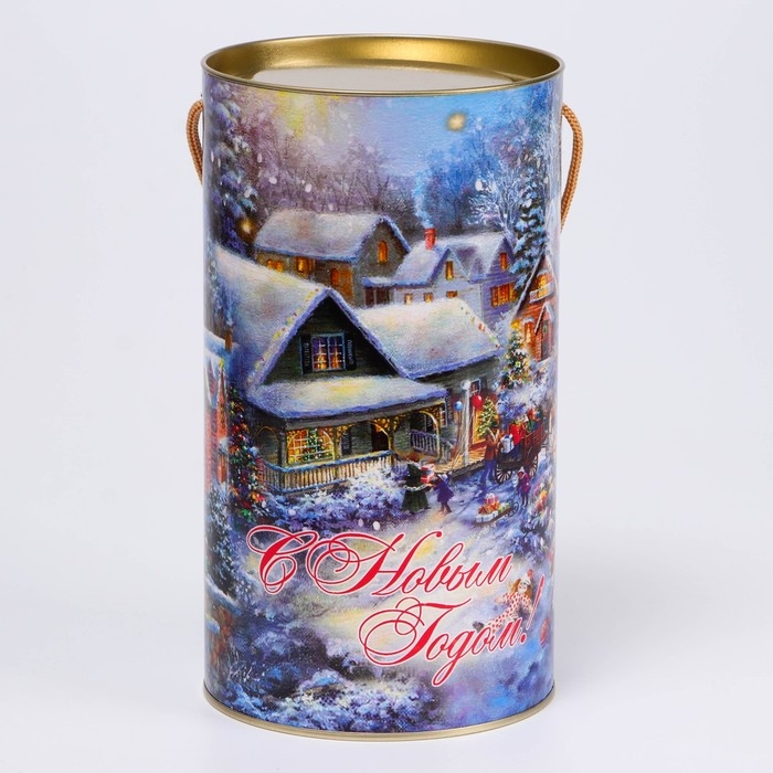 Новый год. Подарочная коробка, тубус «Дедушка Мороз» 120х220мм. Новый год. Подарочная коробка, тубус «Дедушка Мороз» 120х220мм.