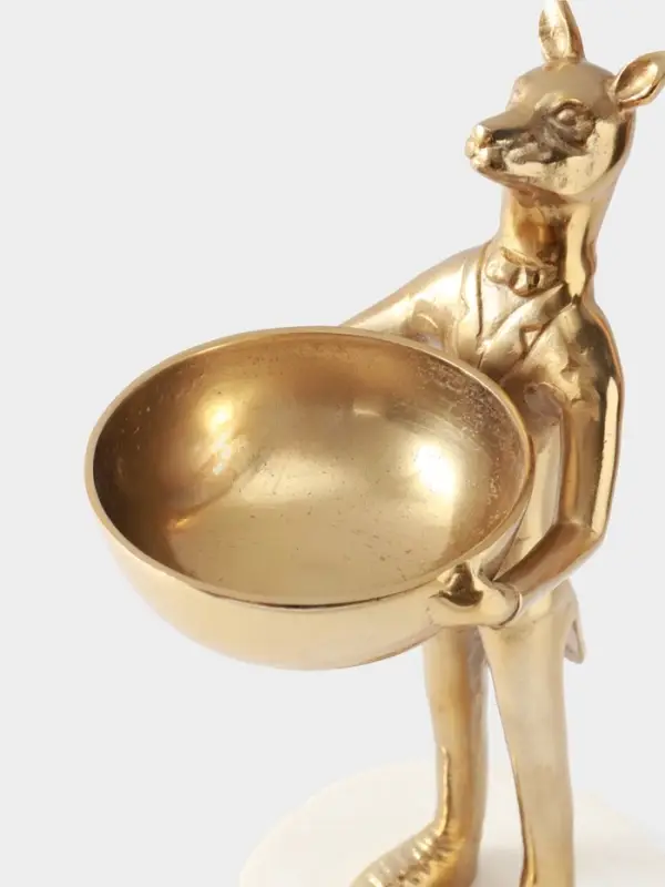 Конфетница &laquo;Волк угощает&raquo;, алюминий, 20&times;25&times;42 см