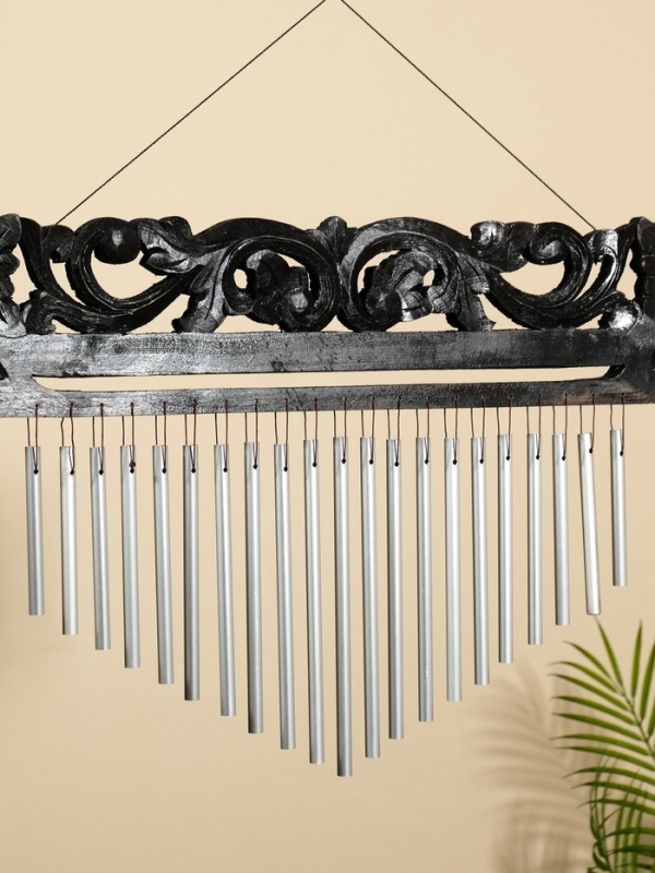 Музыка ветра Музыка ветра "Орнамент" дерево, алюминий 40х1,5х50 см