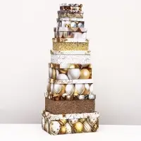 Набор подарочных коробок 10 в 1 &laquo;С днём рождения!&raquo;, 32.5&times;20&times;12.5 - 12&times;7&times;4 (&plusmn; 1) см