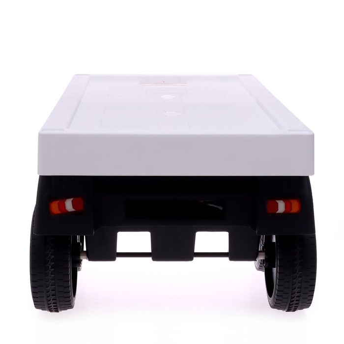 Прицеп для электромобиля MERCEDES-BENZ ACTROS, цвет белый Прицеп для электромобиля MERCEDES-BENZ ACTROS, цвет белый