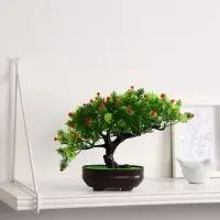 Бонсай искусственный в горшке &laquo;Деревце изгиб&raquo;, 17&times;12 см, МИКС