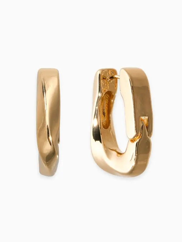 Серьги металл &laquo;Богема&raquo;, изгиб, цвет золото