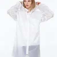 Дождевик Rainman Zip белый, размер S