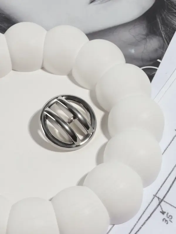 Пуговица на ножке, d=28 мм, цвет никель