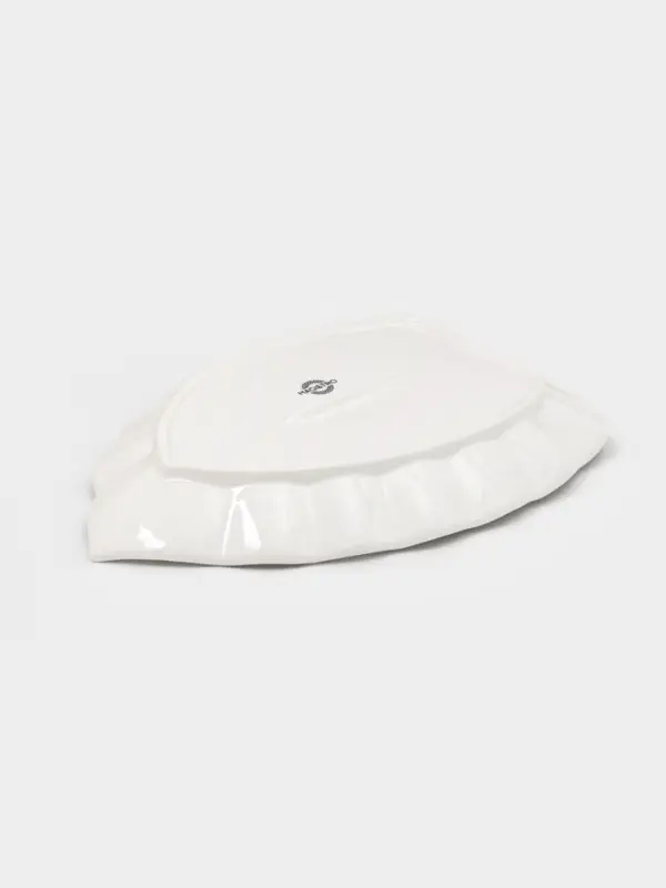 Блюдо Magistro &laquo;Лист Бланш&raquo;, 31&times;22&times;3.5 см, фарфор, белое