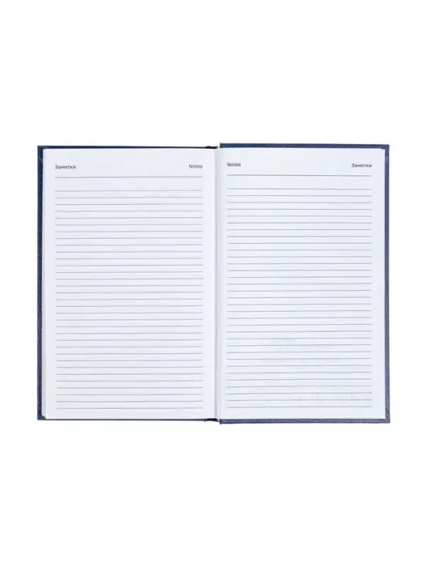 Ежедневник датир 2026г А5 168л б/вин Синий Ежедневник датир 2026г А5 168л б/вин Синий