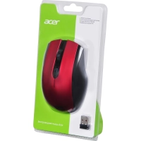 Мышь компьютерная Acer OMR032, черно-красный