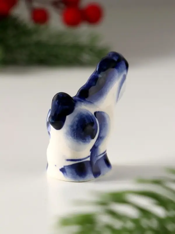 Сувенир Жеребенок Пупс Саша, 5х5 см, гжель Сувенир Жеребенок Пупс Саша, 5х5 см, гжель