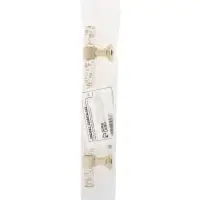 Ручка-скоба CAPPIO PK106, м/о 128 мм, d=12 мм, пластик, цвет прозрачно-золотой/золото