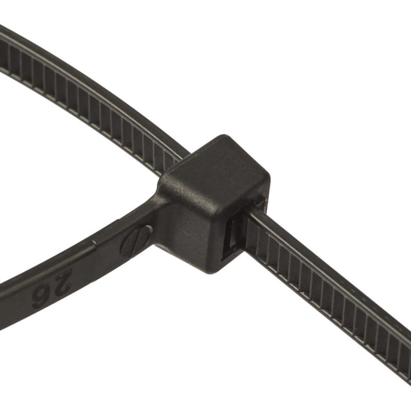 Хомут стяжка нейлоновая Topfort 5х300 (4,8х300 мм) чёрный 100 шт/уп