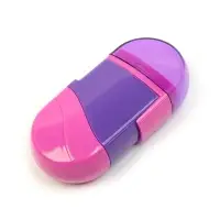 Точилка Calligrata &laquo;Универсальная&raquo;, с контейнером, с ластиком, МИКС