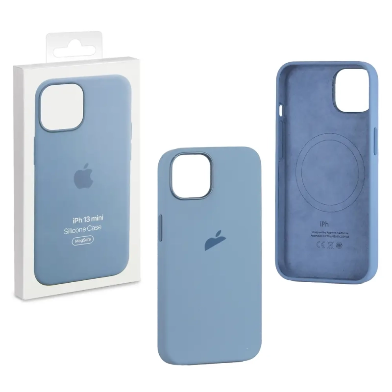 Чехол iPh 13 Mini Silicon Case 100% ORG Blue Fog Чехол iPh 13 Mini Silicon Case 100% ORG Blue Fog