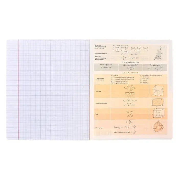 Тетрадь предметная &laquo;Геометрия&raquo;, 36 листов в клетку, ErichKrause Timeline