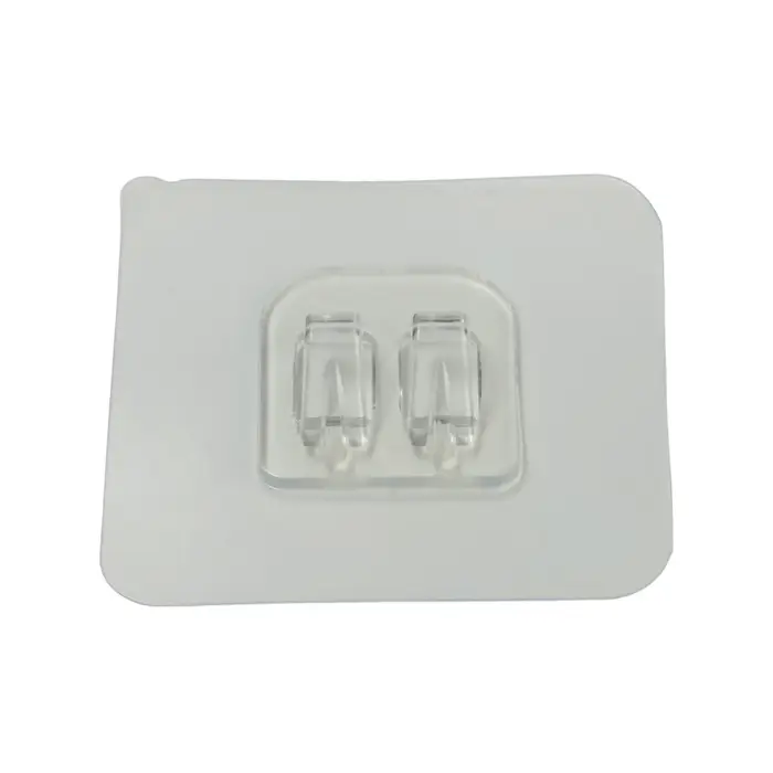 Держатель с клейкой поверхностью ТУНДРА, 60х60 мм, набор 6 шт