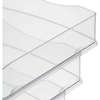 Лоток горизонтальный Attache 4шт/уп прозрачный тд_у