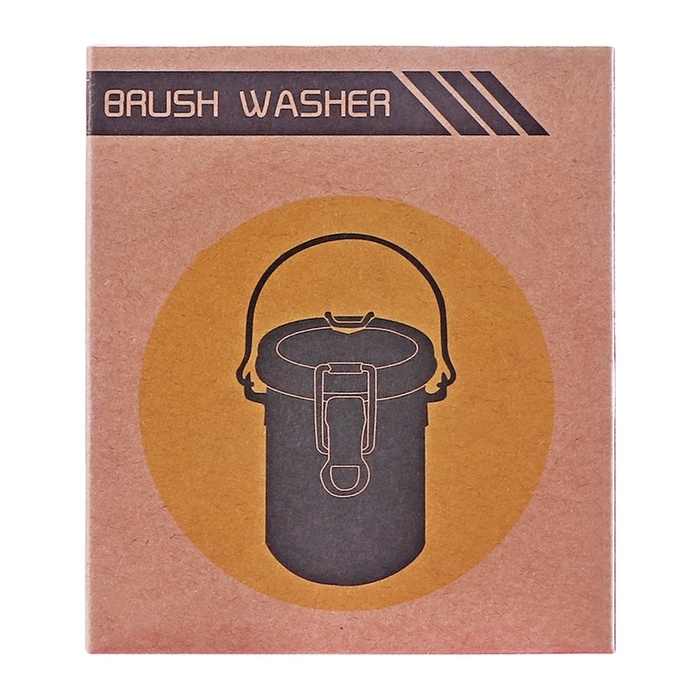 Кистемойка для художественных кистей, металлическая, с крышкой Кистемойка для художественных кистей, металлическая, с крышкой