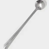 Ложка для специй, длина 12.5 см, толщина 1.2 мм, упрощённой обработки, нержавеющая сталь, серебристая