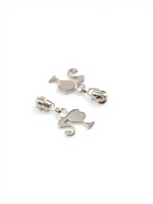 Бегунок для металлической молнии, №3, &laquo;Кукла&raquo;, 10 шт., цвет никель