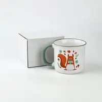 Кружка керамическая &laquo;Осень в лесу&raquo;, 450 мл