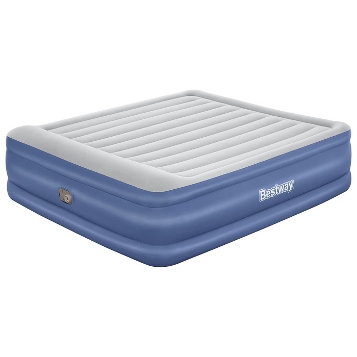 Кровать надувная King 203 x 193 x 56 см со встроенным электронасосом 67692 Кровать надувная King 203 x 193 x 56 см со встроенным электронасосом 67692