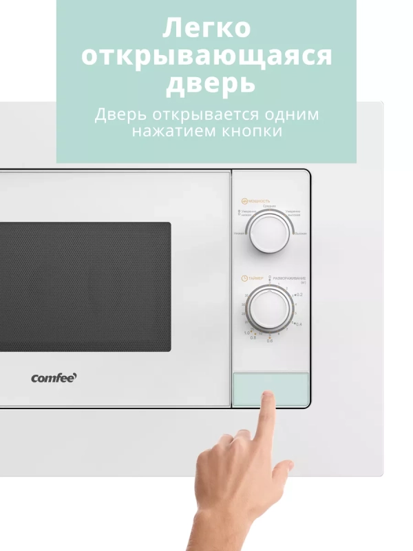 Встраиваемая микроволновая печь CBM2000W, 20 л, 5 мощностей Встраиваемая микроволновая печь CBM2000W, 20 л, 5 мощностей