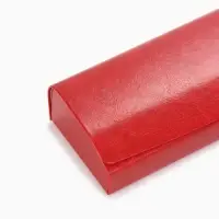 Футляр для очков на магните, 15.5&times;3.3&times;6 см, красный