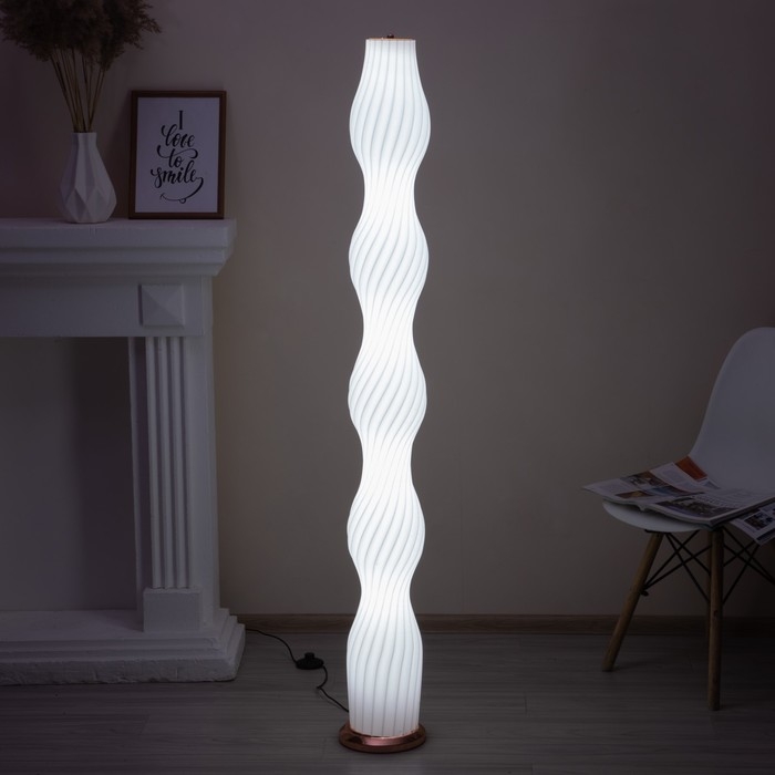 Торшер "Ассоль" 30Вт 6000К белый 25х25х154см