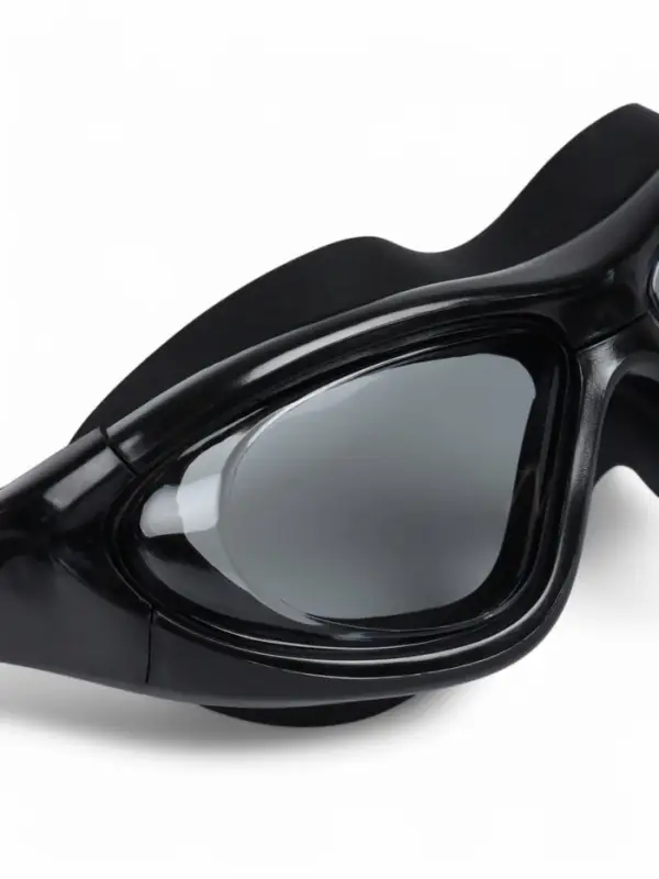 Очки для плавания ONLYTOP, беруши, цвет чёрный