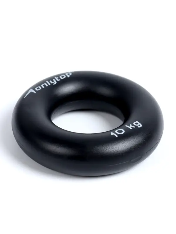Эспандер кистевой ONLYTOP, 10 кг, цвет чёрный