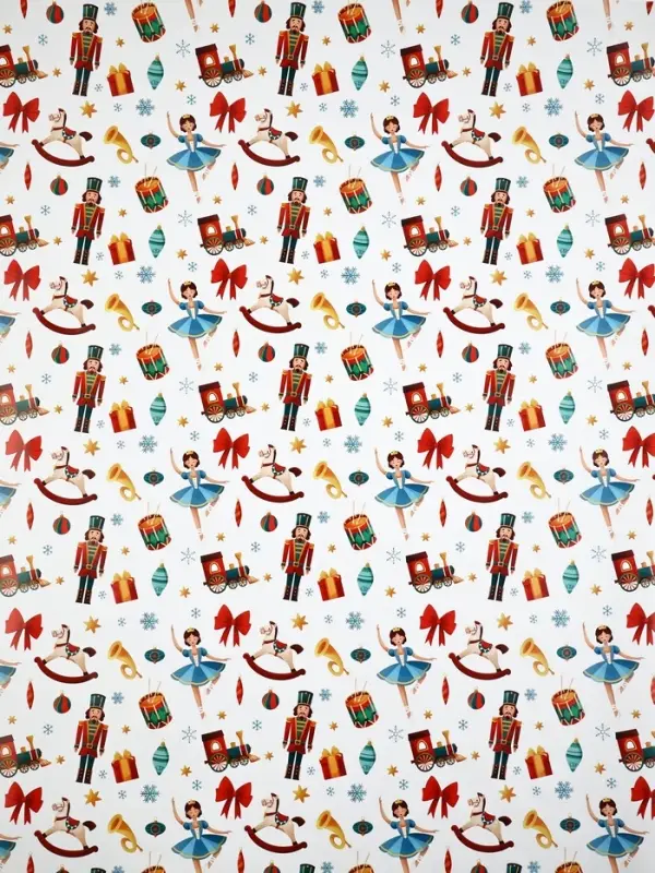 Набор упаковочной бумаги &laquo;Зимняя сказка&raquo;, 4 листа, 70 &times; 100 см