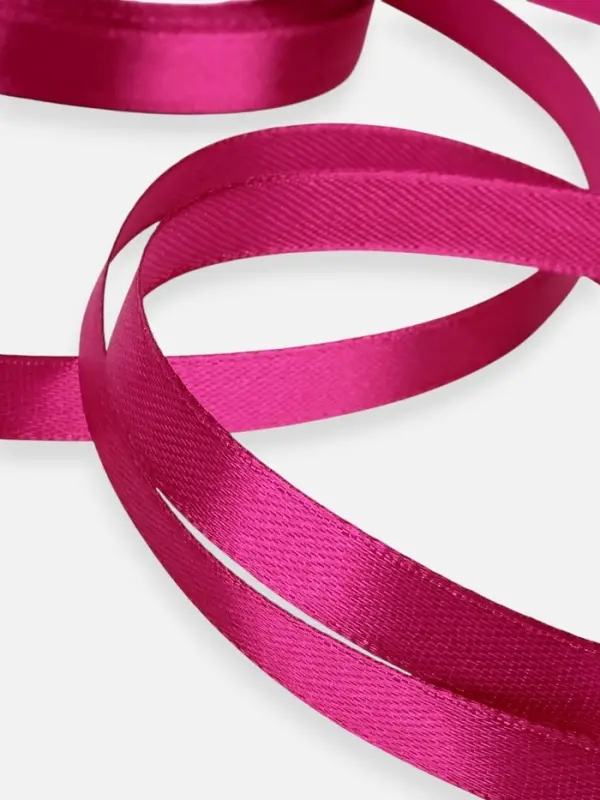 Лента атласная, 10 мм, 23±1 м, ярко-розовая №95 Лента атласная, 10 мм, 23±1 м, ярко-розовая №95