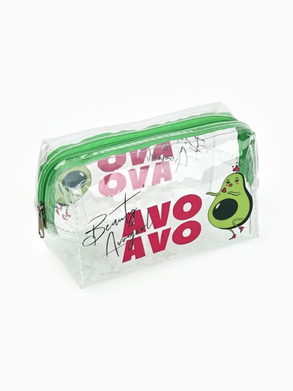 Пенал - косметичка «Avokado beauty», 14 х 8 см, ПВХ Пенал - косметичка «Avokado beauty», 14 х 8 см, ПВХ