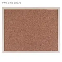 Доска пробковая Calligrata LINE, 60&times;90 см, В1103, в деревянной раме