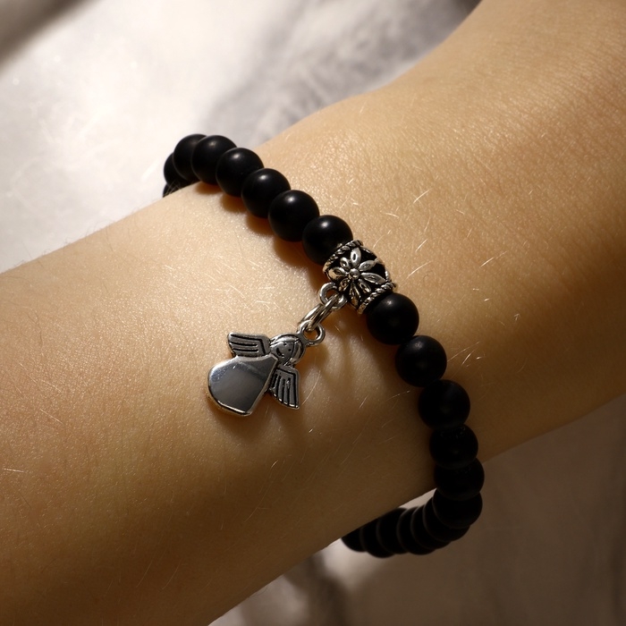 Браслет с подвеской МИКС шар №6 «Шунгит», 5,5см Браслет с подвеской МИКС шар №6 «Шунгит», 5,5см