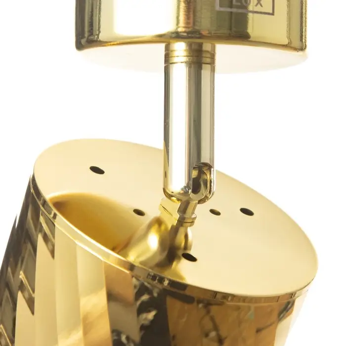 Спот &laquo;Алисер&raquo; GU10 золото 7.5&times;7.5&times;20 см