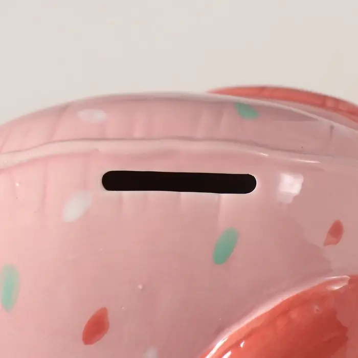 Копилка для денег &laquo;Слонёнок-шарик в конфетти&raquo;, керамика, 21.9&times;10.7&times;14.1 см