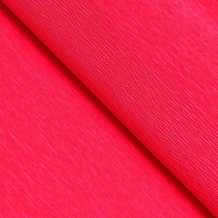 Бумага гофрированная, 589  Бумага гофрированная, 589 "Алый красный, 0,5 х 2,5 м