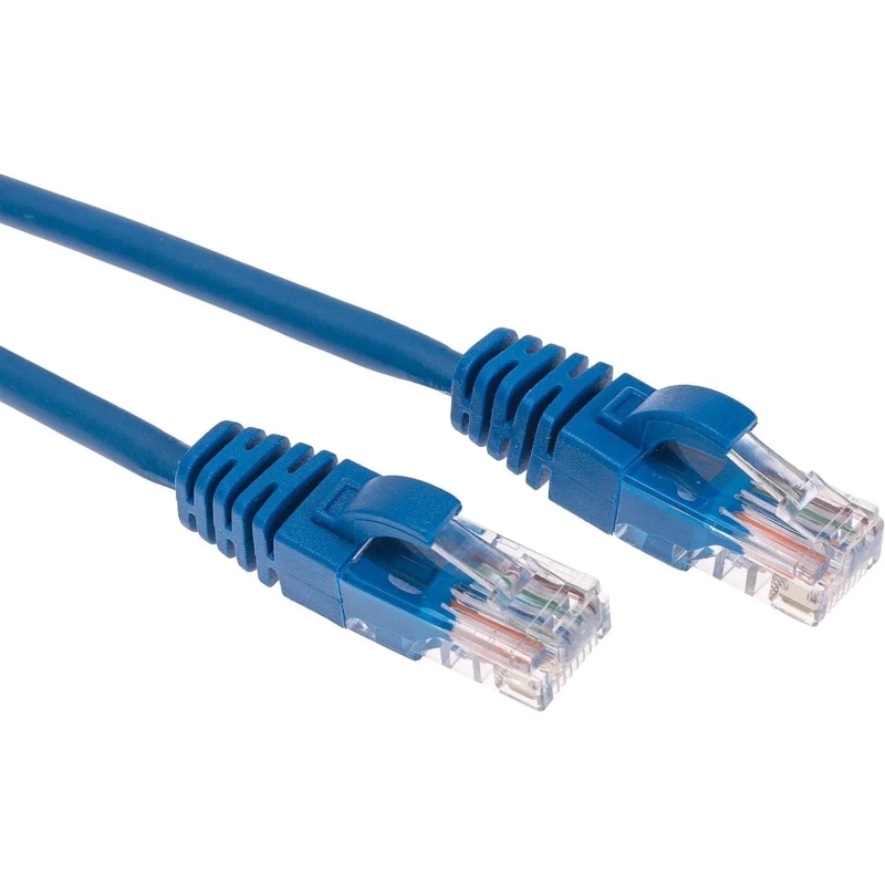 Патч-корд REXANT (02-0104-105) U/UTP, CAT 5e, 26AWG, LSZH, синий, 1,5м