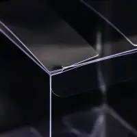 Складная прозрачная коробка из PVC, для упаковки подарков, 8×8×8 см