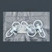 Вертлюг со скобой, средний (длина-7.5 см, ширина-3.5 см)