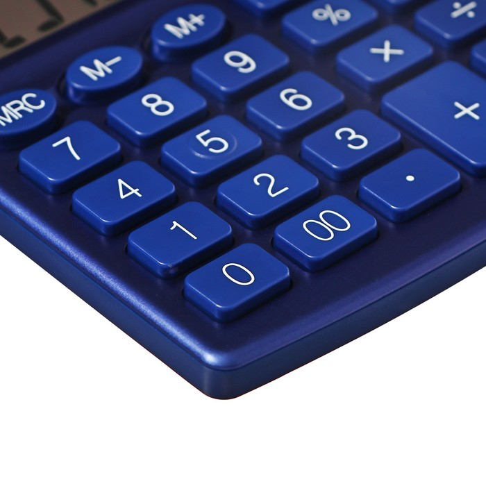 Калькулятор настольный Citizen  Калькулятор настольный Citizen "SDC-810NR", 10-ти разрядный 102 х 124 х 25, двойное питание, синий