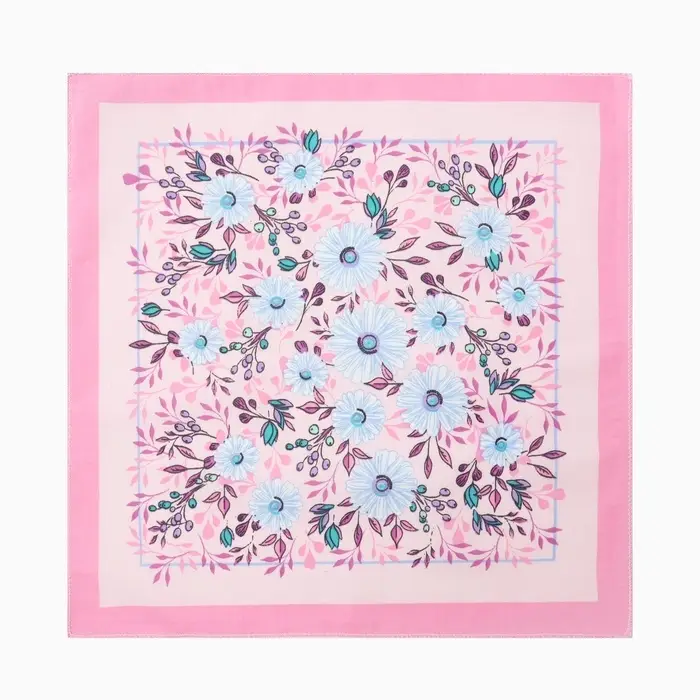 Платки носовые женские &laquo;Этель. Лето&raquo;, 30&times;30 см, набор 12 шт., 100% хлопок, рисунок МИКС
