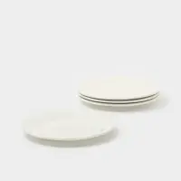 Набор тарелок 4 шт утолщенным краем "White Label" 20х20х1,6 см Набор тарелок 4 шт утолщенным краем "White Label" 20х20х1,6 см