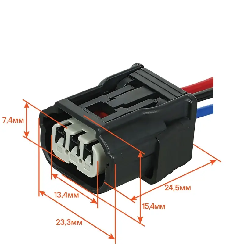 Разъём 3 pin с проводами для катушки зажигания Honda, Nissan