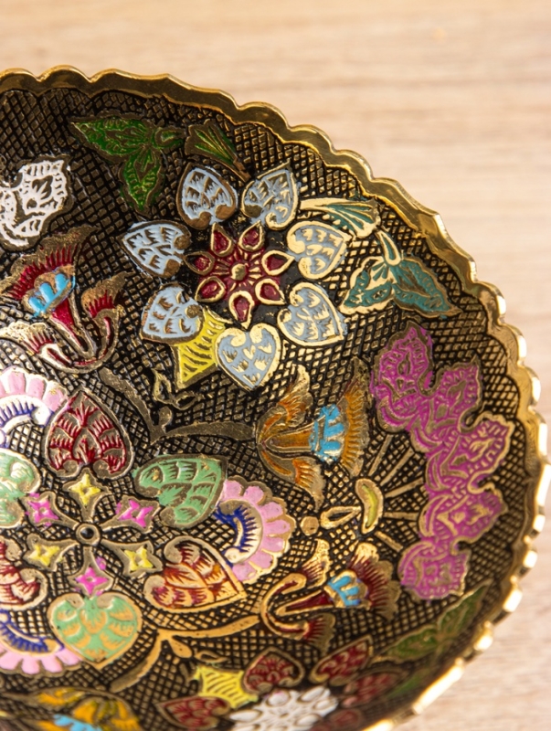 Креманка  Креманка "Разноцветье" латунь 14х14х10,5 см