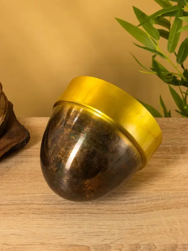 Кашпо на подставке  Кашпо на подставке "Золотое руно" железо 15,5х15,5х35,5 см